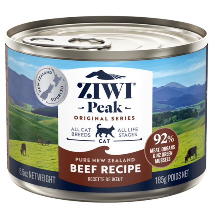 20% OFF: Ziwi Peak Beef Recipe Wet Cat Food (12 Cans / 6 Cans)