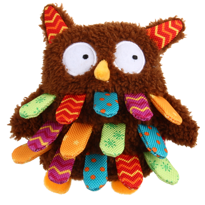 GiGwi Plush Friendz Owl With Squeaker Plush Toy For Dogs