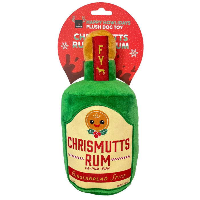 [CHRISTMAS🎄🎅 ] 15% OFF: FuzzYard Chrismutts Rum-Pa-Pum Plush Dog Toy