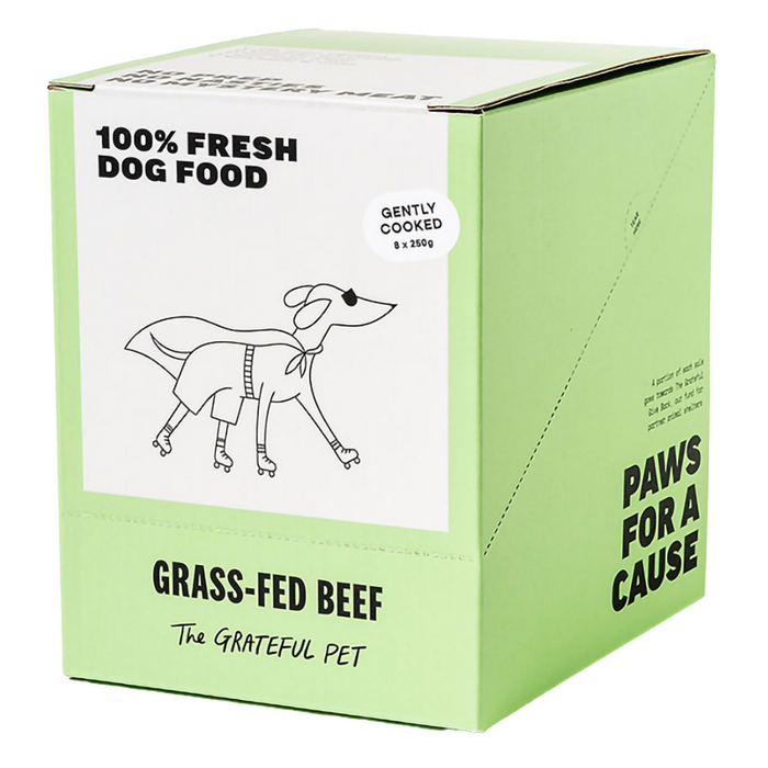 The Grateful Pet Gently Cooked Grass-Fed Beef Dog Food (FROZEN)