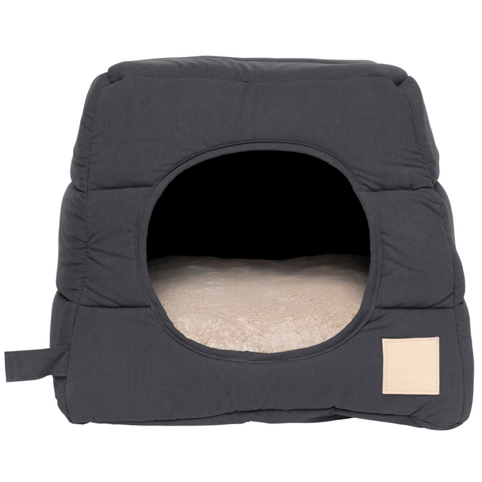 15% OFF: FuzzYard LIFE Slate Grey Cubby Cat Bed