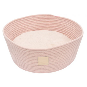 15% OFF: FuzzYard LIFE Soft Blush Rope Basket Pet Bed