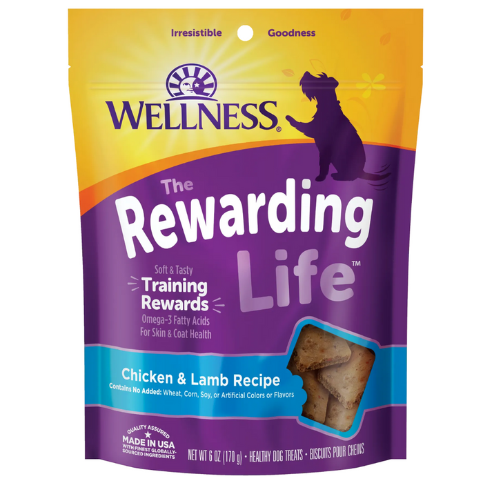 20% OFF: Wellness Rewarding Life Grain Free Soft Chicken & Lamb Recipe Treats