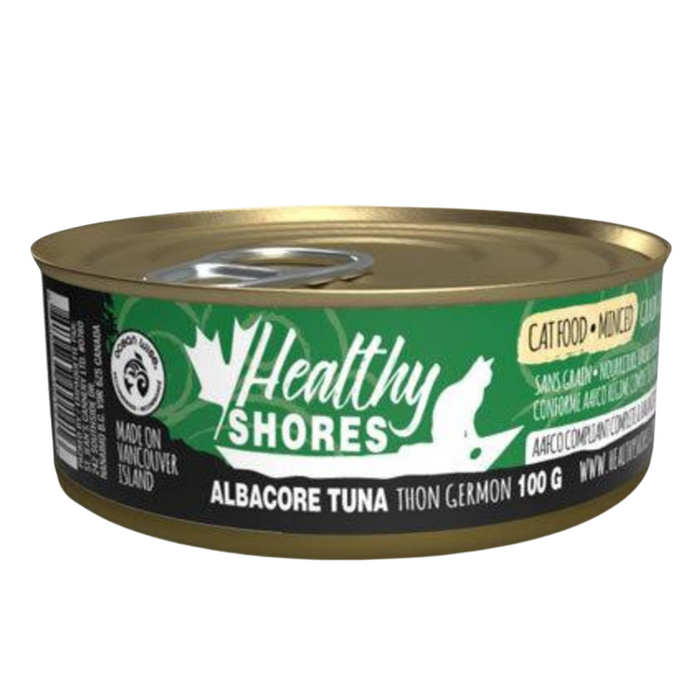 Healthy Shores Premium Minced Albacore Tuna Wet Food For Adult Cats