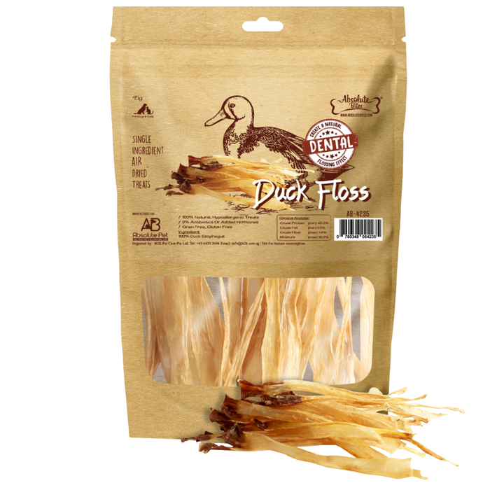 35% OFF: Absolute Bites Air Dried Duck Floss Treats For Dogs