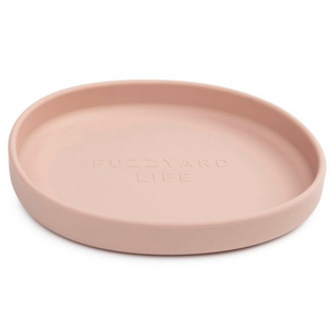 15% OFF: FuzzYard LIFE Soft Blush Silicone Cat Dish
