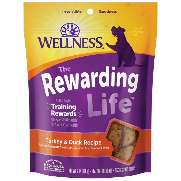 20% OFF: Wellness Rewarding Life Grain Free Soft Turkey & Duck Recipe Treats