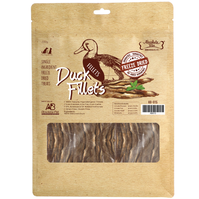 35% OFF: Absolute Bites Freeze Dried Duck Fillet Treats For Dogs