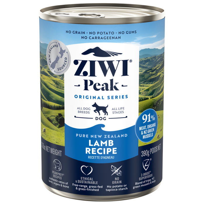 20% OFF: Ziwi Peak Lamb Recipe Wet Dog Food (6Pcs)