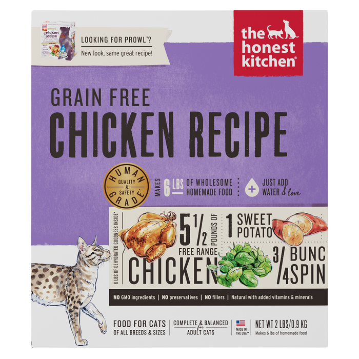 15% OFF: The Honest Kitchen Dehydrated Grain Free Chicken Recipe Cat Food (Prowl)