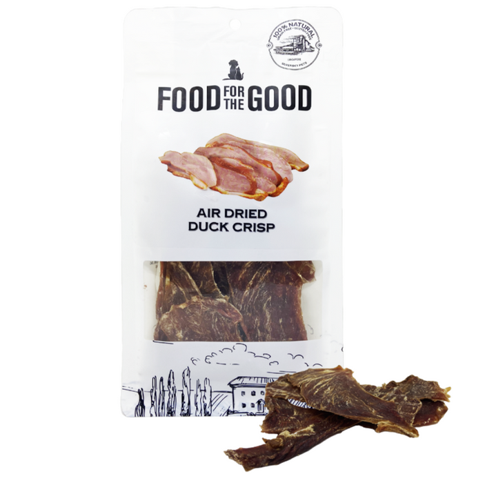 25% OFF: Food For The Good Air Dried Duck Crisp Treats For Dogs & Cats