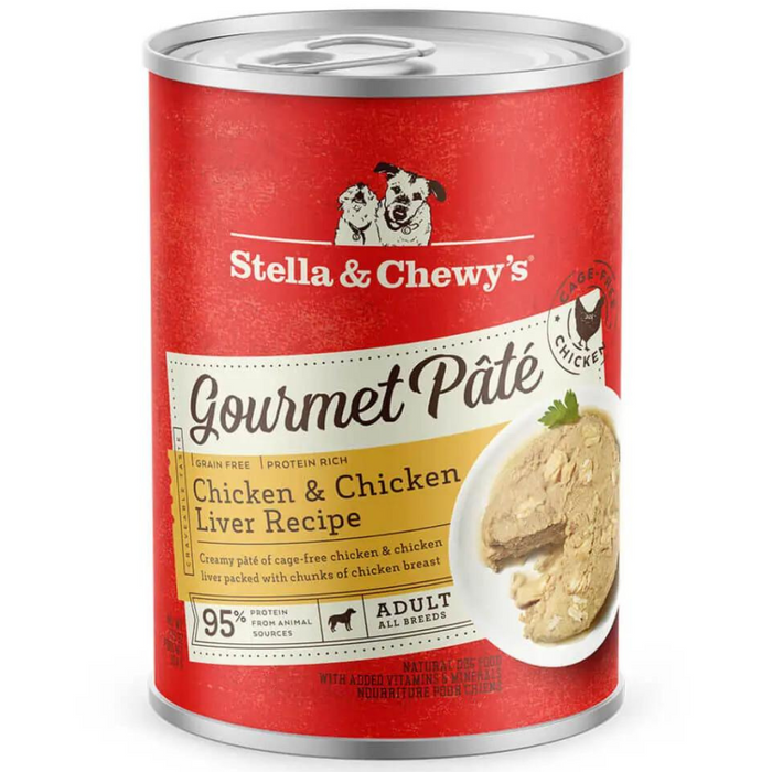 Stella & Chewy's Grain Free Gourmet Pâté With Chicken & Chicken Liver Recipe For Dogs