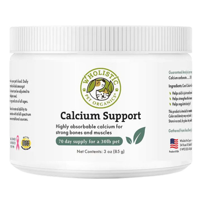 Wholistic Pet Organics Calcium Support For Dogs & Cats