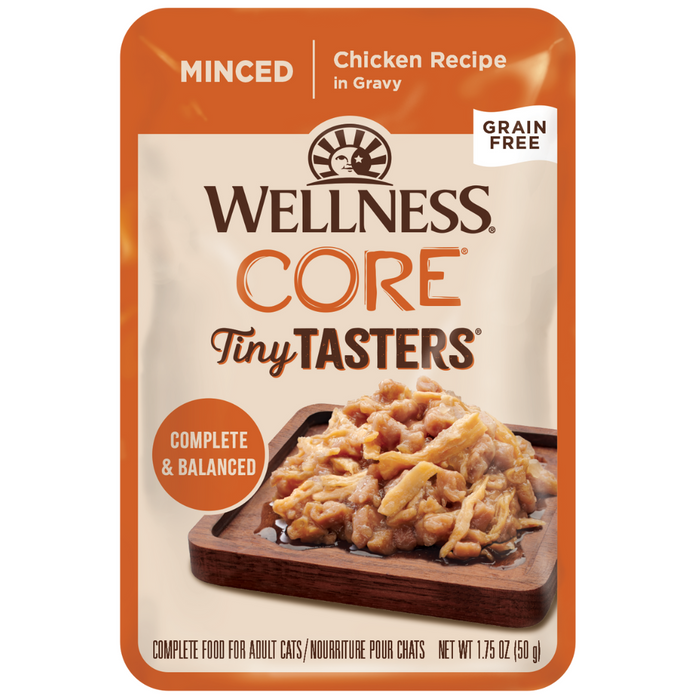 20% OFF: Wellness CORE® Tiny Tasters™ Minced Chicken In Gravy Recipe Wet Cat Food