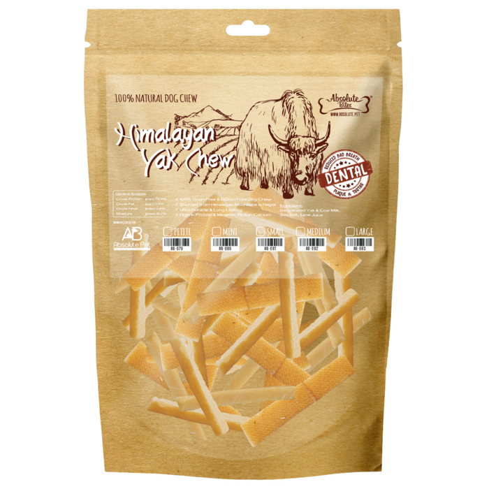 30% OFF: Absolute Bites Mini Himalayan Yak Chew Treats For Dogs