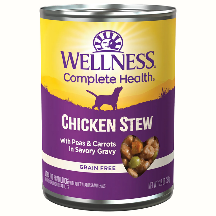 20% OFF:  Wellness Complete Health Grain Free Chicken With Peas & Carrots Homestyle Stew