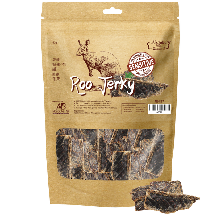 35% OFF: Absolute Bites Air Dried Roo Jerky Treats For Dogs