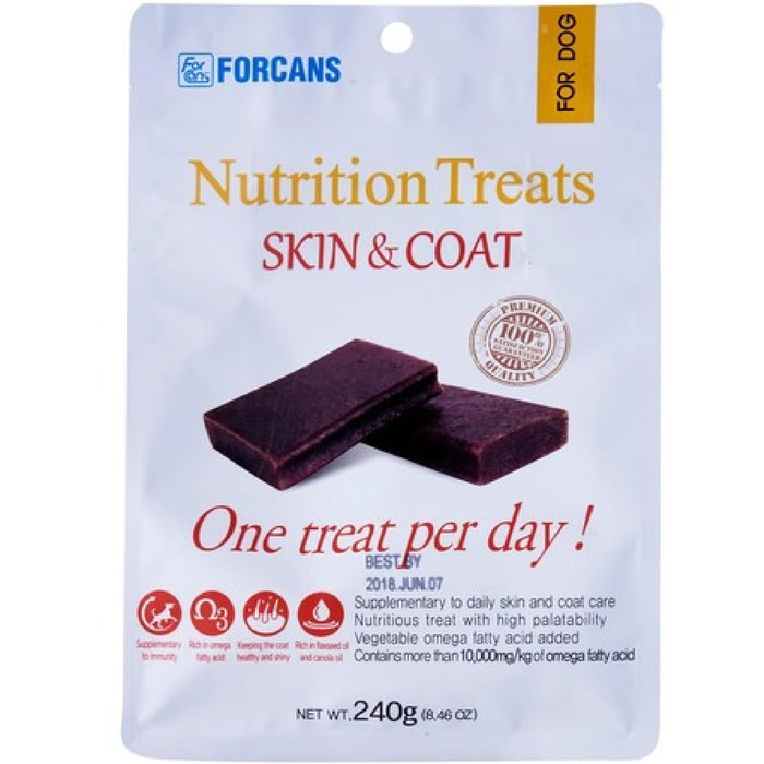 20% OFF: Forcans Nutrition Skin & Coat Treats For Dogs