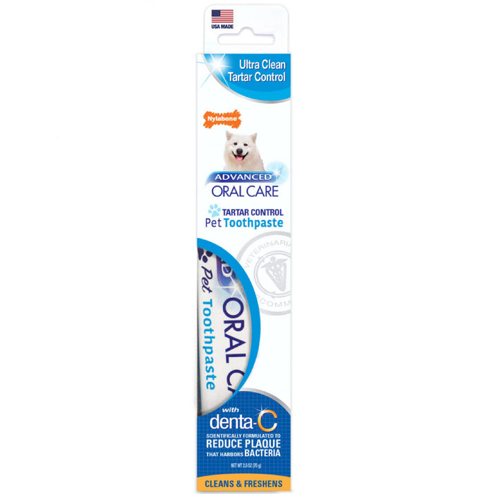 20% OFF:  Nylabone Advanced Oral Care Tartar Control Dog Toothpaste