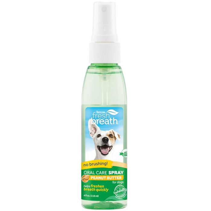 20% OFF: TropiClean Fresh Breath Peanut Butter Oral Care Spray For Dogs