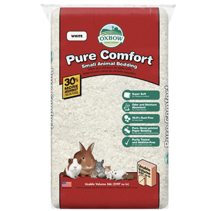 20% OFF: Oxbow Pure Comfort White Bedding For Small Animals