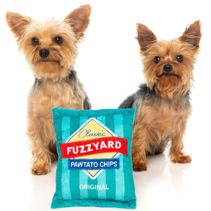 15% OFF: FuzzYard Pawtato Chips Plush Dog Toy
