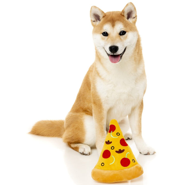 15% OFF: FuzzYard Pizza Plush Dog Toy