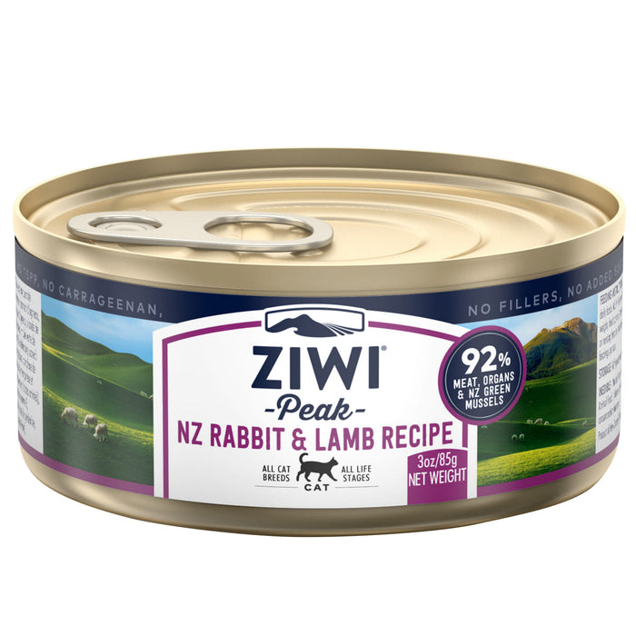 20% OFF: Ziwi Peak Rabbit & Lamb Recipe Wet Cat Food (12 Cans)