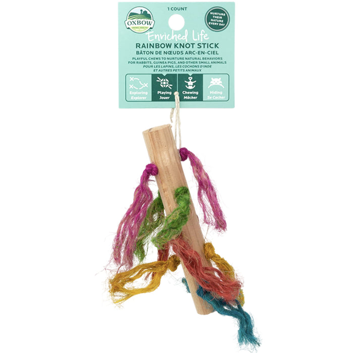 20% OFF: Oxbow Enriched Life Natural Chews Rainbow Knot Stick