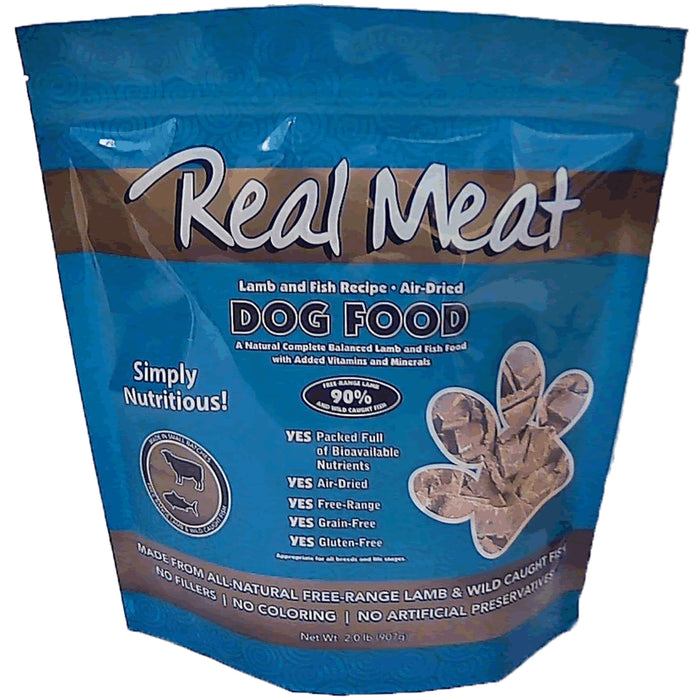 Real Meat Lamb & Fish Air Dried Food For Dogs