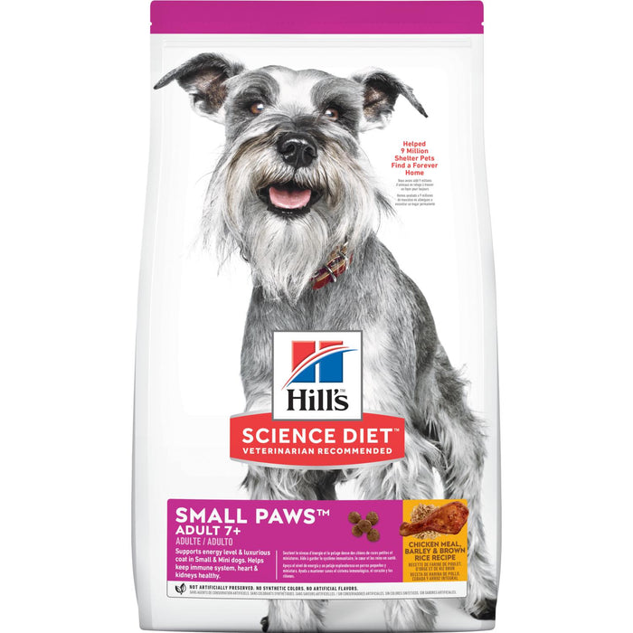 10% OFF: Hill's® Science Diet® Adult 7+ Small Paws™ Chicken Meal, Barley & Brown Rice Recipe Dry Dog Food