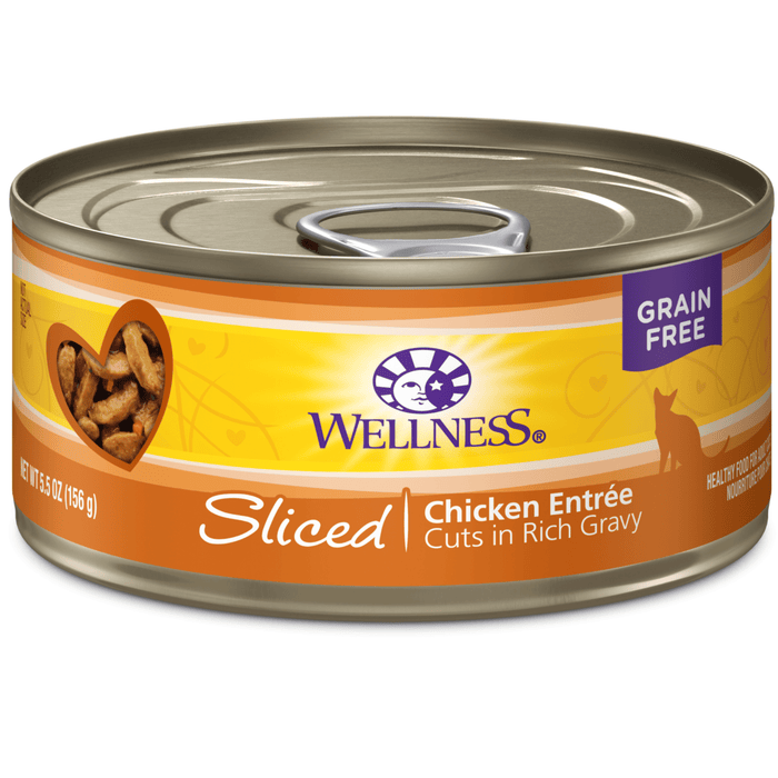 20% OFF: Wellness Complete Health Grain Free Sliced Chicken Entrée Wet Cat Food