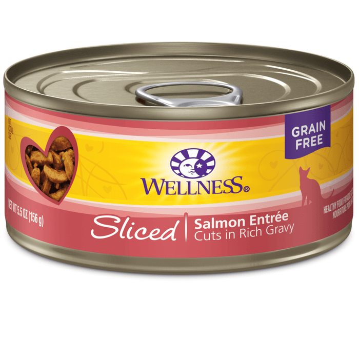 20% OFF: Wellness Complete Health Grain Free Sliced Salmon Entrée Wet Cat Food