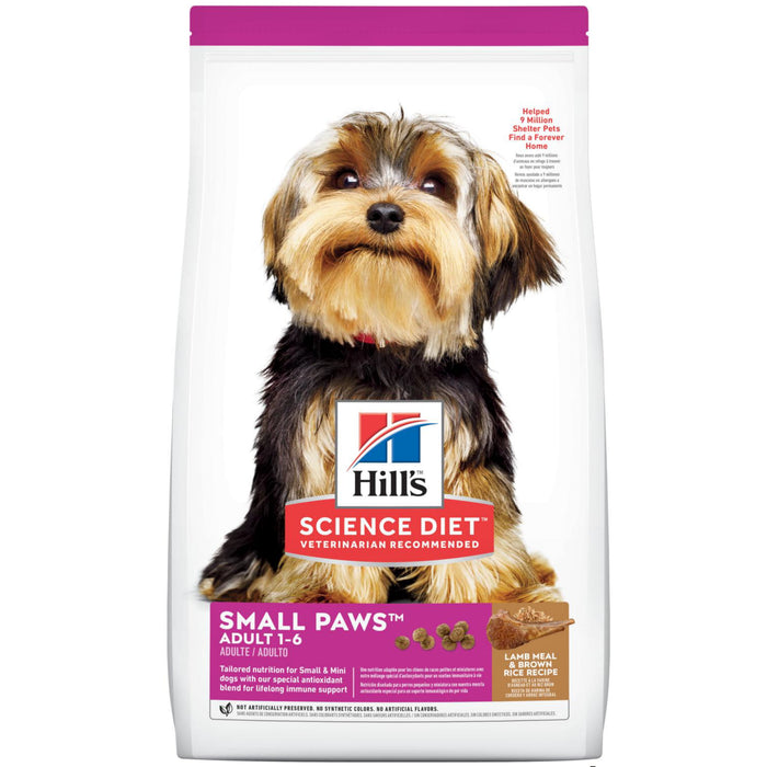 10% OFF: Hill's® Science Diet® Adult Small Paws™ Lamb Meal & Brown Rice Recipe Dry Dog Food