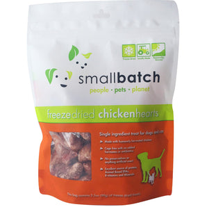 15% OFF: Small Batch Freeze-Dried Chicken Hearts For Dogs & Cats