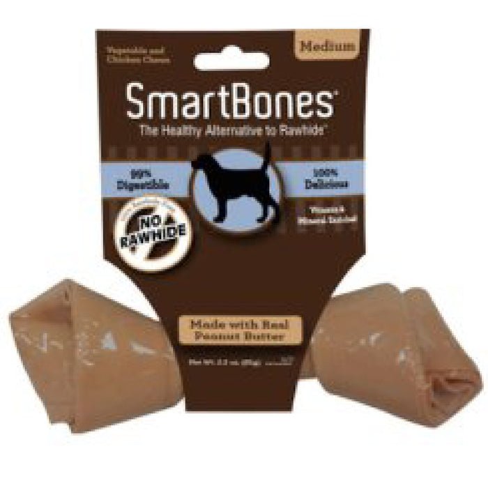 15% OFF: SmartBones Classic Medium Peanut Butter Belly Band Bone Chew Treats (1Pc)