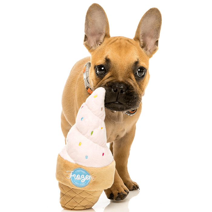 15% OFF: FuzzYard Soft Serve Ice Cream Plush Dog Toy