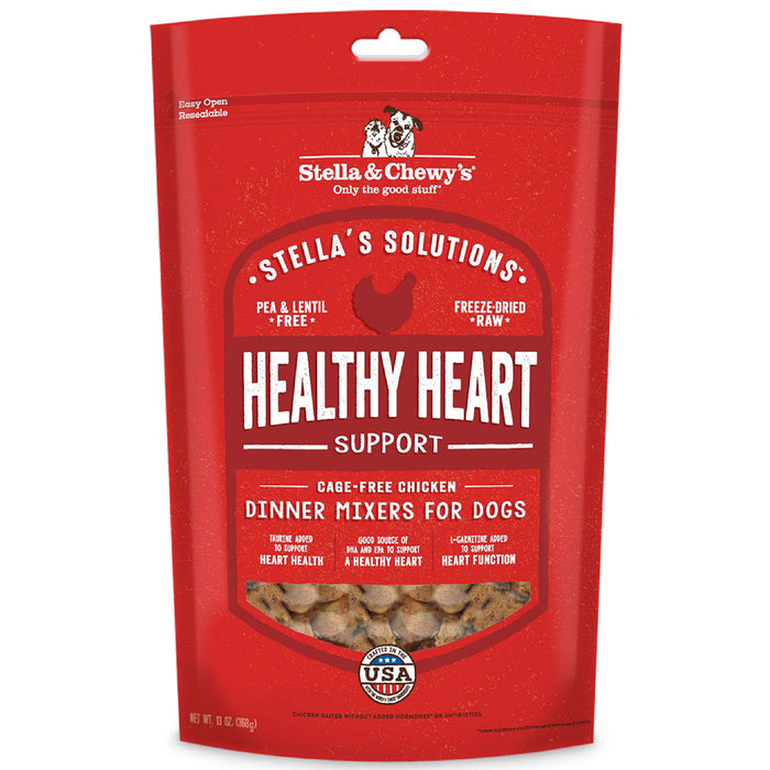 Stella & Chewy Stella's Solution Healthy Heart With Freeze Dried Raw Chicken Dinner Mixers For Dogs