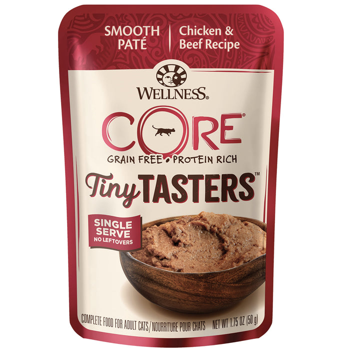 20% OFF: Wellness CORE® Tiny Tasters™ Chicken & Beef Wet Cat Food