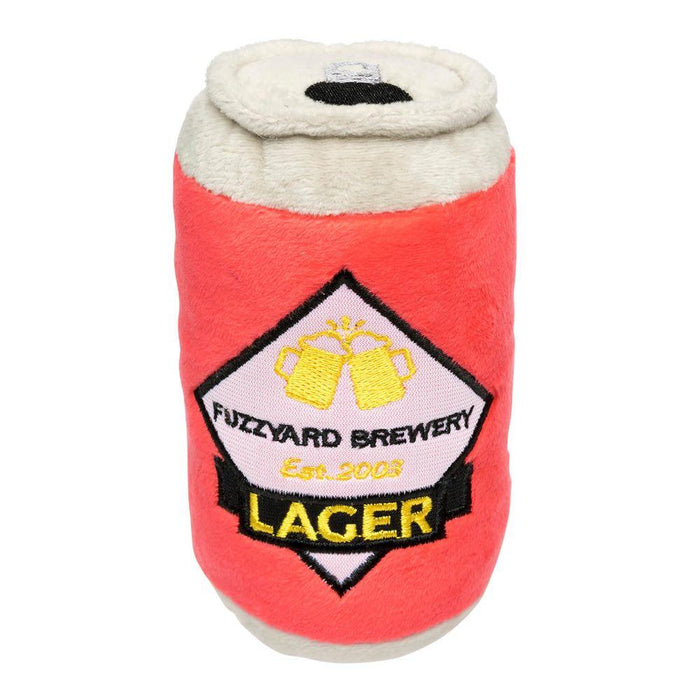 15% OFF: FuzzYard Can Of Beer Plush Dog Toy