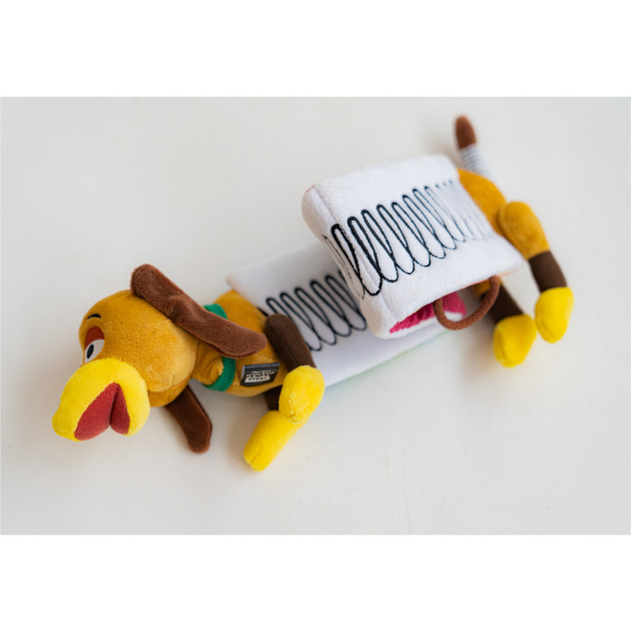 DA Pet Disney Toy Story Slinky Plush Story Book Nosework Dog Toy