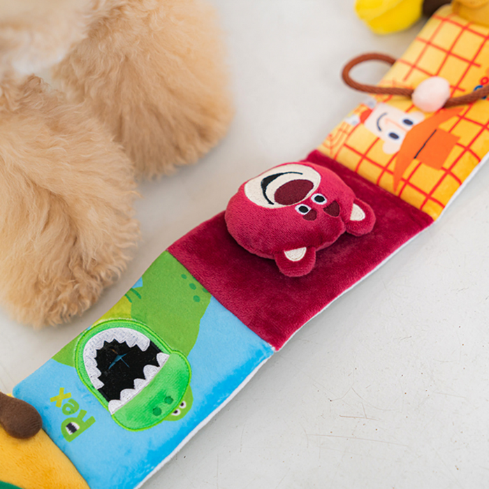 DA Pet Disney Toy Story Slinky Plush Story Book Nosework Dog Toy