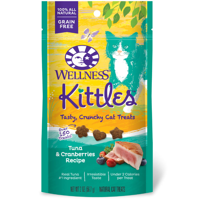 20% OFF: Wellness Kittles™ Grain Free Crunchy Tuna & Cranberries Cat Treats