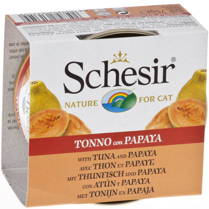 Schesir Tuna & Papaya Wet Cat Food
