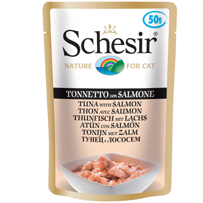 Schesir Tuna & Salmon In Pouch Wet Cat Food