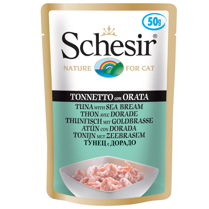 Schesir Tuna & Seabream In Pouch Wet Cat Food