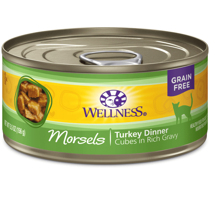 20% OFF: Wellness Complete Health Grain Free Morsels Turkey Dinner Wet Cat Food