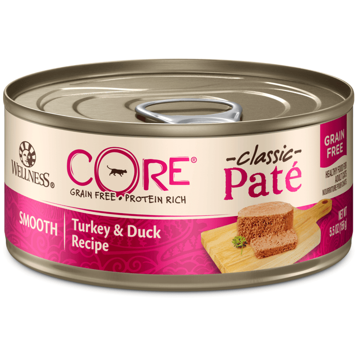 20% OFF: Wellness CORE Grain Free Pâté Turkey & Duck Recipe Wet Cat Food