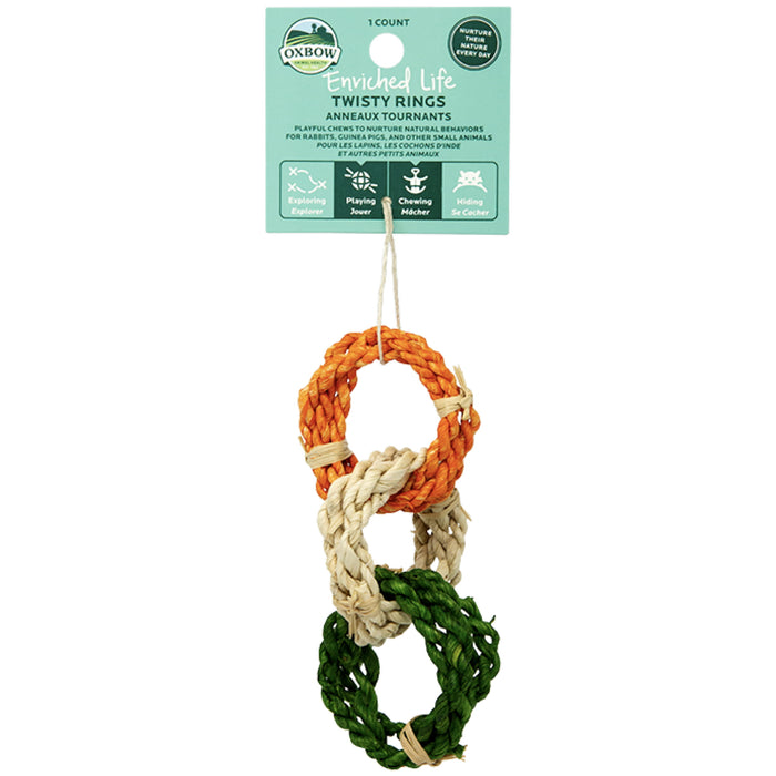20% OFF: Oxbow Enriched Life Natural Chews Twisty Rings