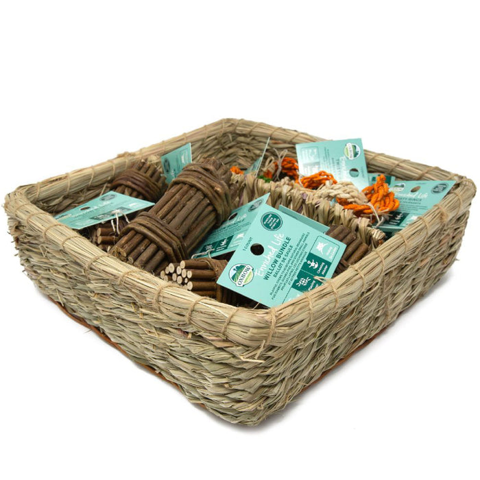 20% OFF: Oxbow Enriched Life Natural Chews Twisty Rings & Willow Bundle Basket